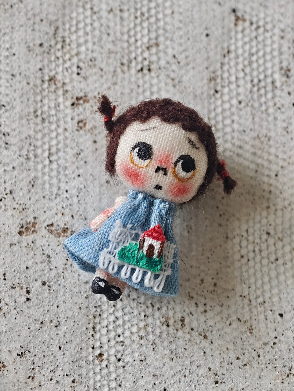 Mini Pixie Tot Plushies - Handmade Doll Companion - ToastDoll
