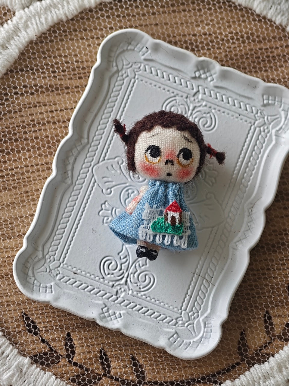 Mini Pixie Tot Plushies - Handmade Doll Companion - ToastDoll