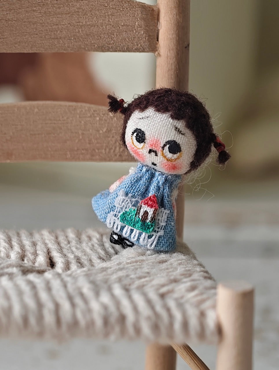 Mini Pixie Tot Plushies - Handmade Doll Companion - ToastDoll