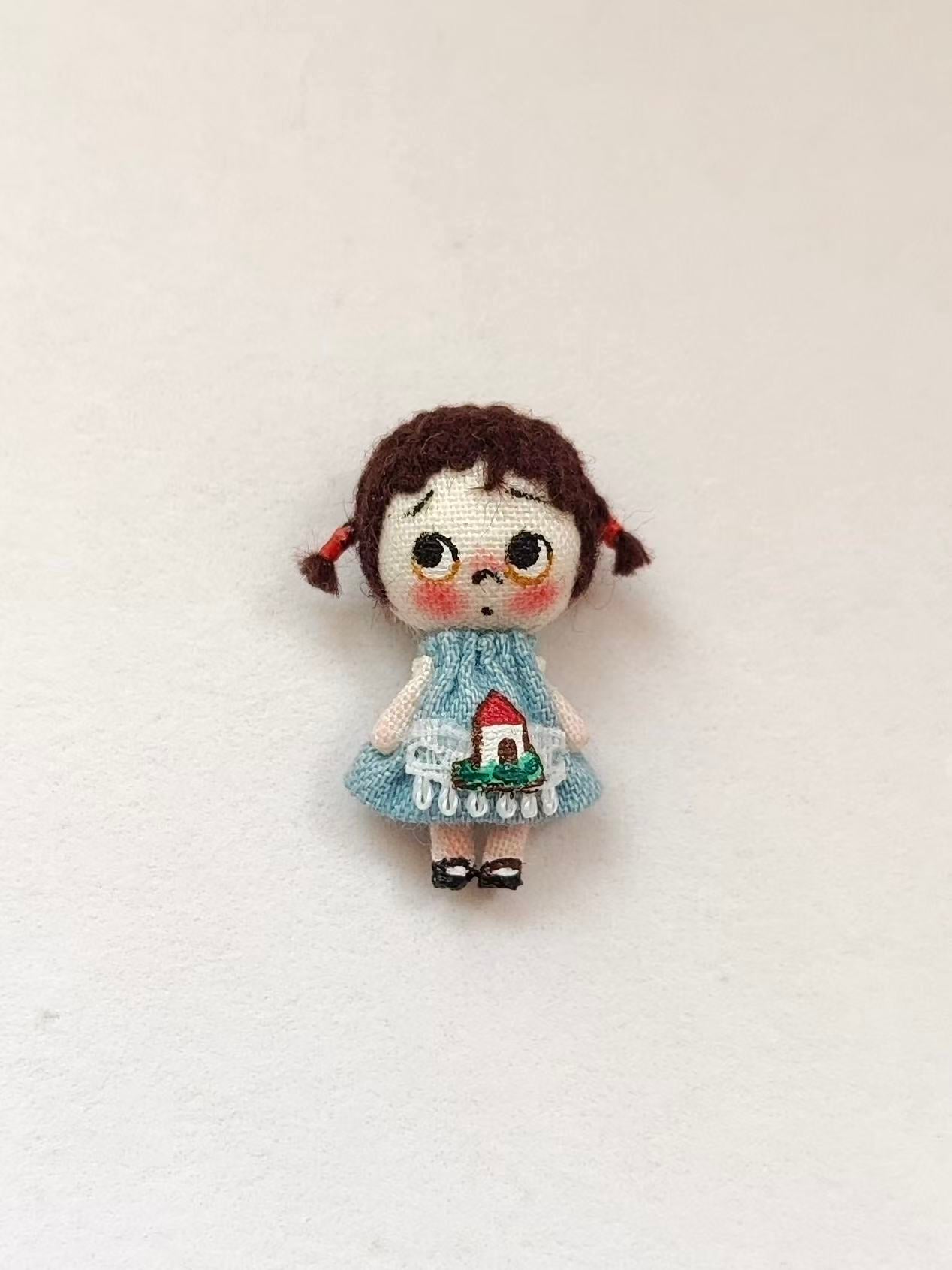 Mini Pixie Tot Plushies - Handmade Doll Companion - ToastDoll