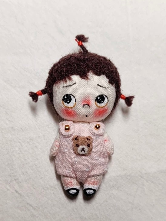 Mini Pixie Tot Plushies - Handmade Doll Companion - ToastDoll