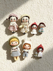 Mini Pixie Tot Plushies - Handmade Doll Companion - ToastDoll