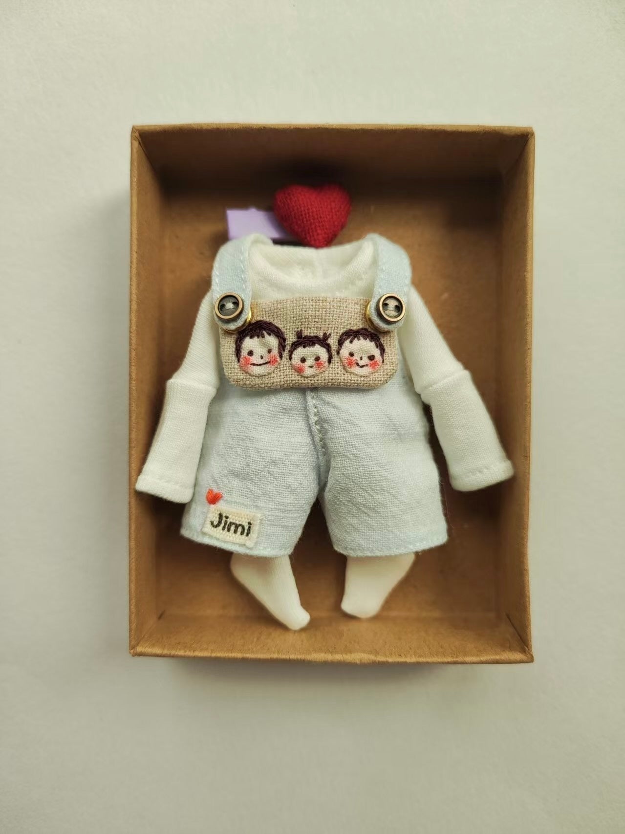 Smile Cute Bib Overalls OB11 Outfit | ToastDoll