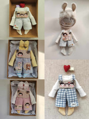Cute Bib Overalls OB11 Outfit | ToastDoll