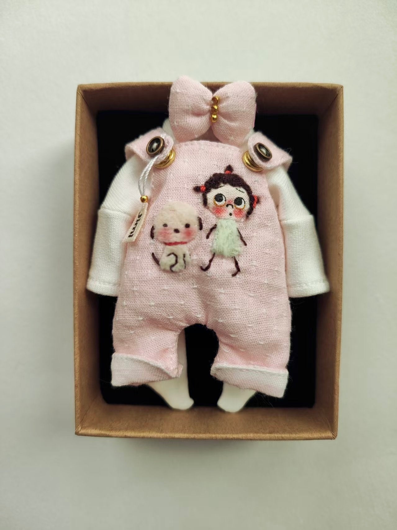 Pink Innocent Overalls OB11 Outfit | ToastDoll