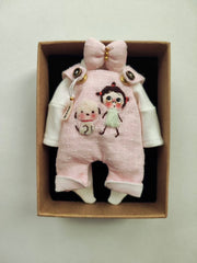 Pink Innocent Overalls OB11 Outfit | ToastDoll