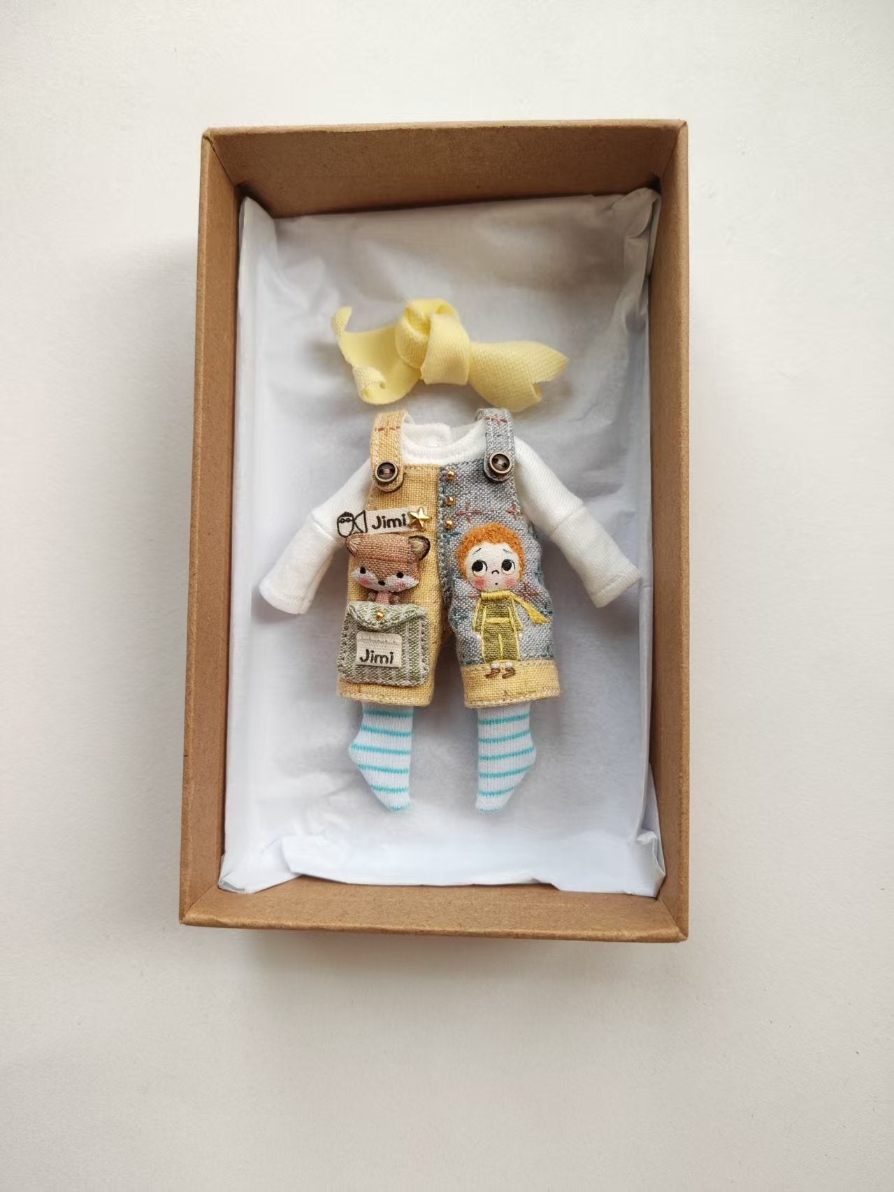 Fox Innocent Overalls OB11 Outfit | ToastDoll