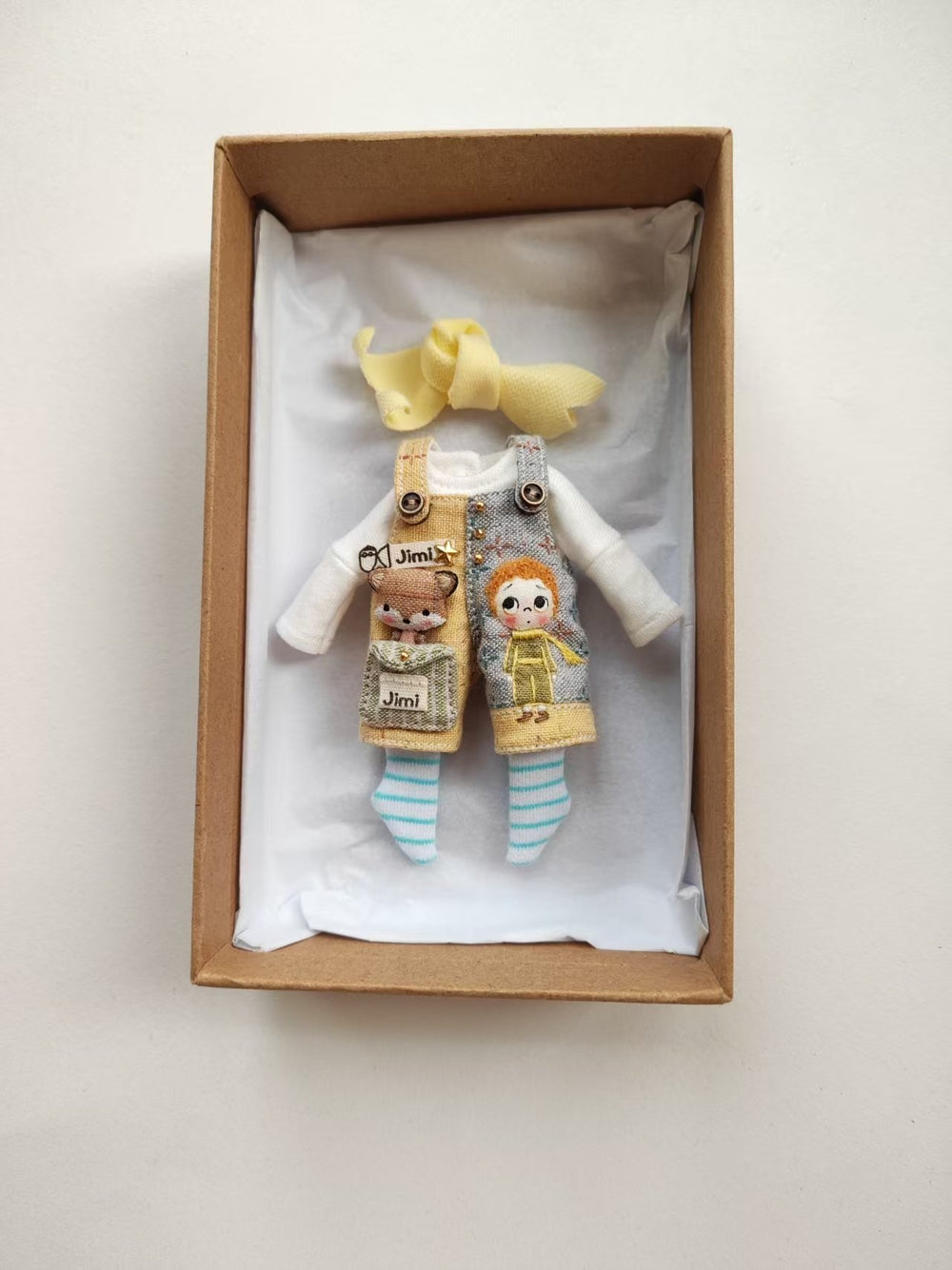 Fox Innocent Overalls OB11 Outfit | ToastDoll