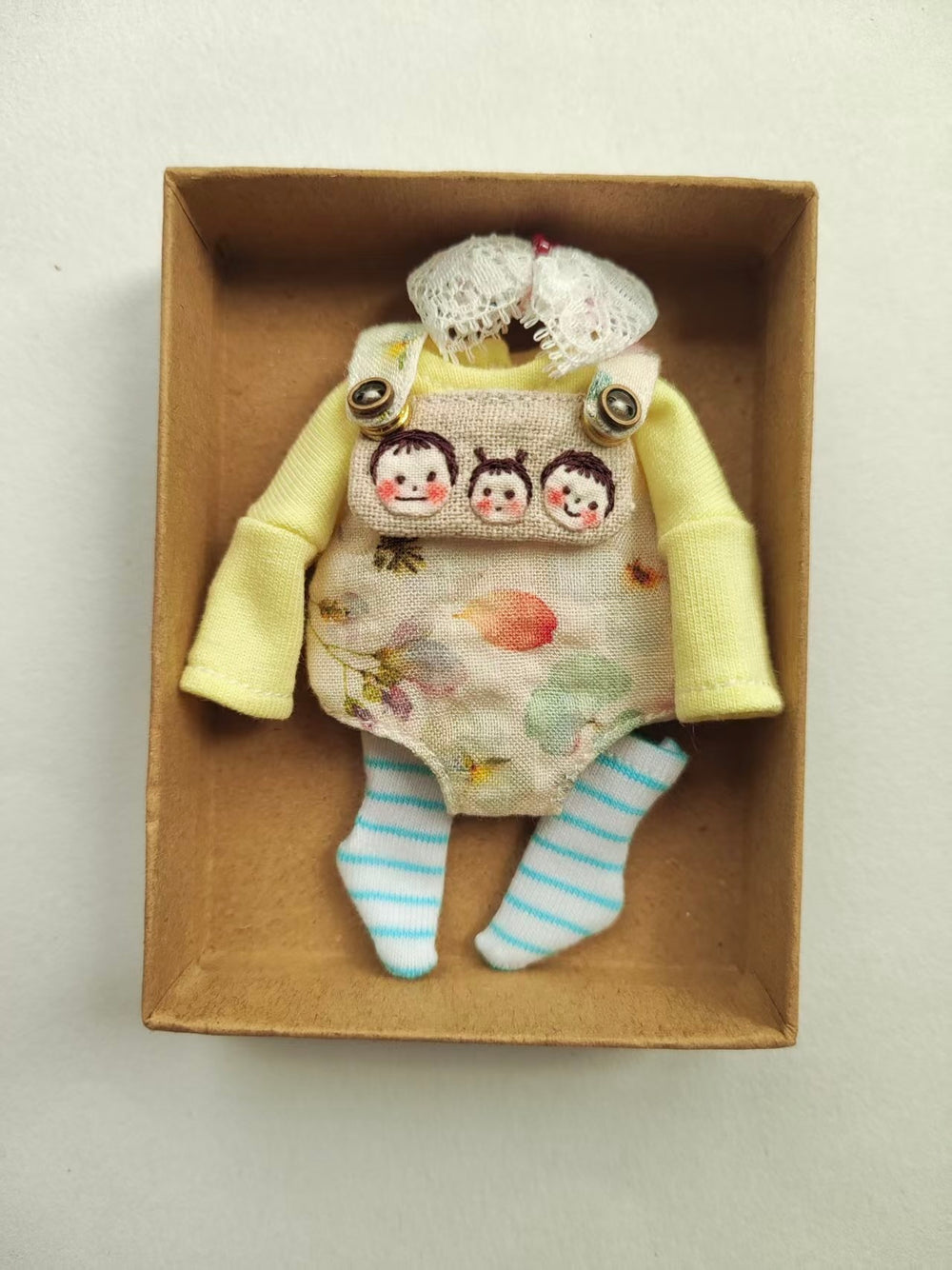 Yellow Baby Half Romper OB11 Outfit | ToastDoll
