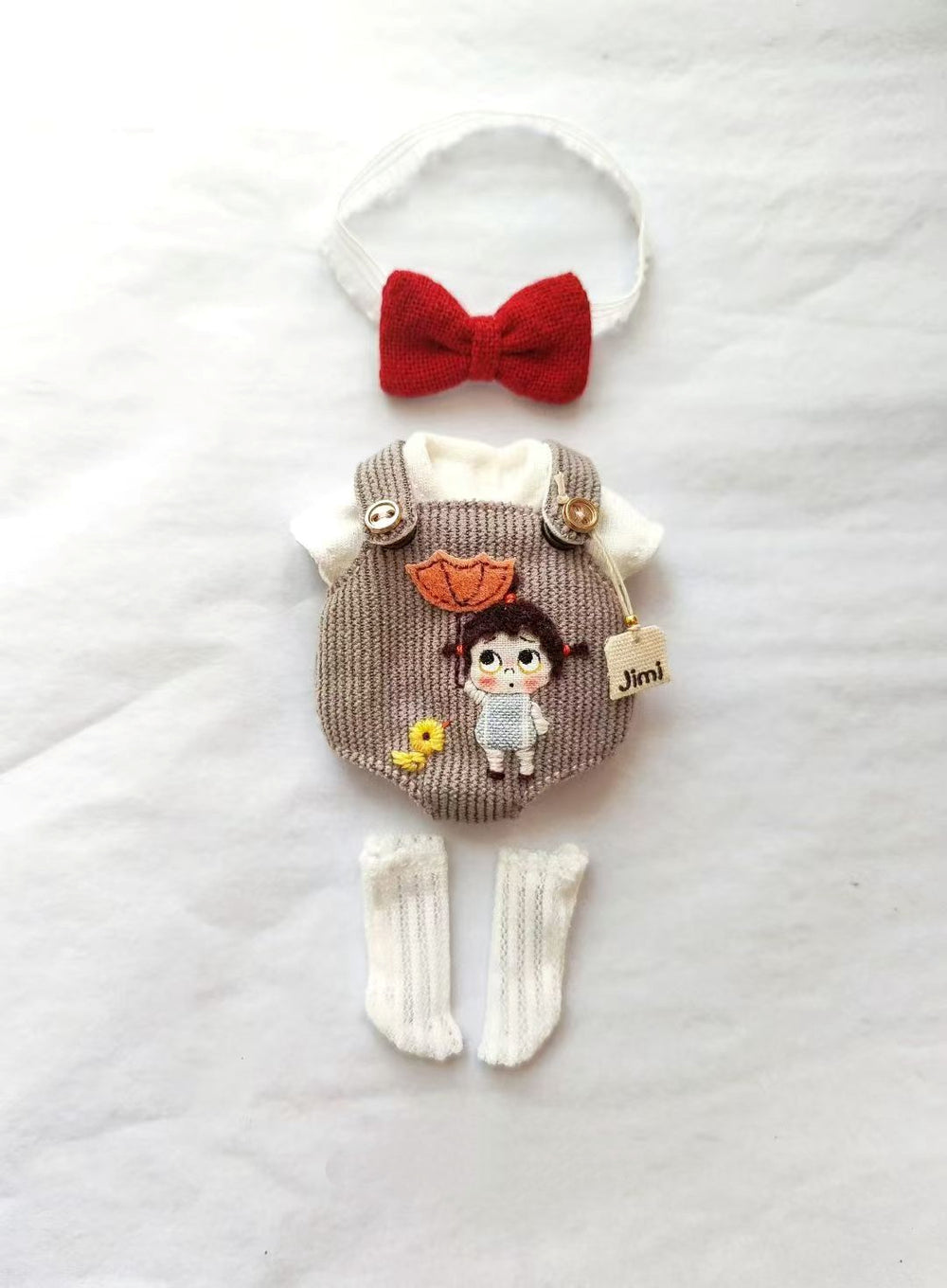 Girl Baby Half Romper OB11 Outfit | ToastDoll