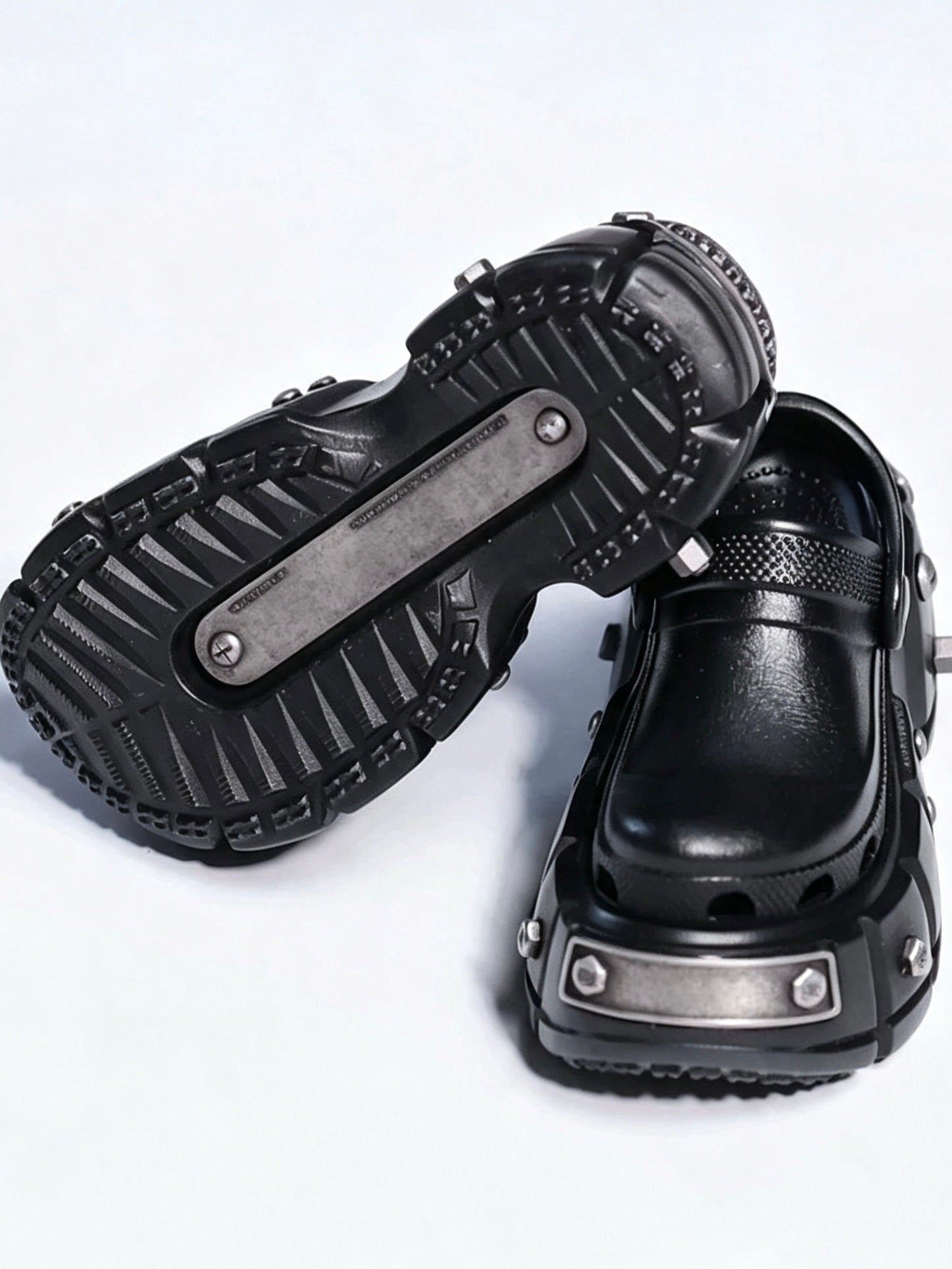 Black Clogs Blythe Sandals - Handmade Doll Shoes - ToastDoll