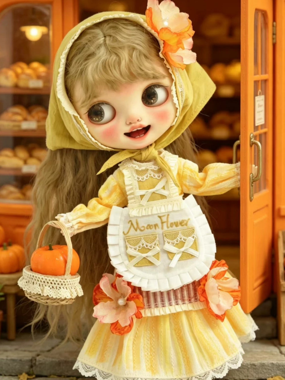 Miss Fox Costume Blythe Outfit On Doll Display | ToastDoll