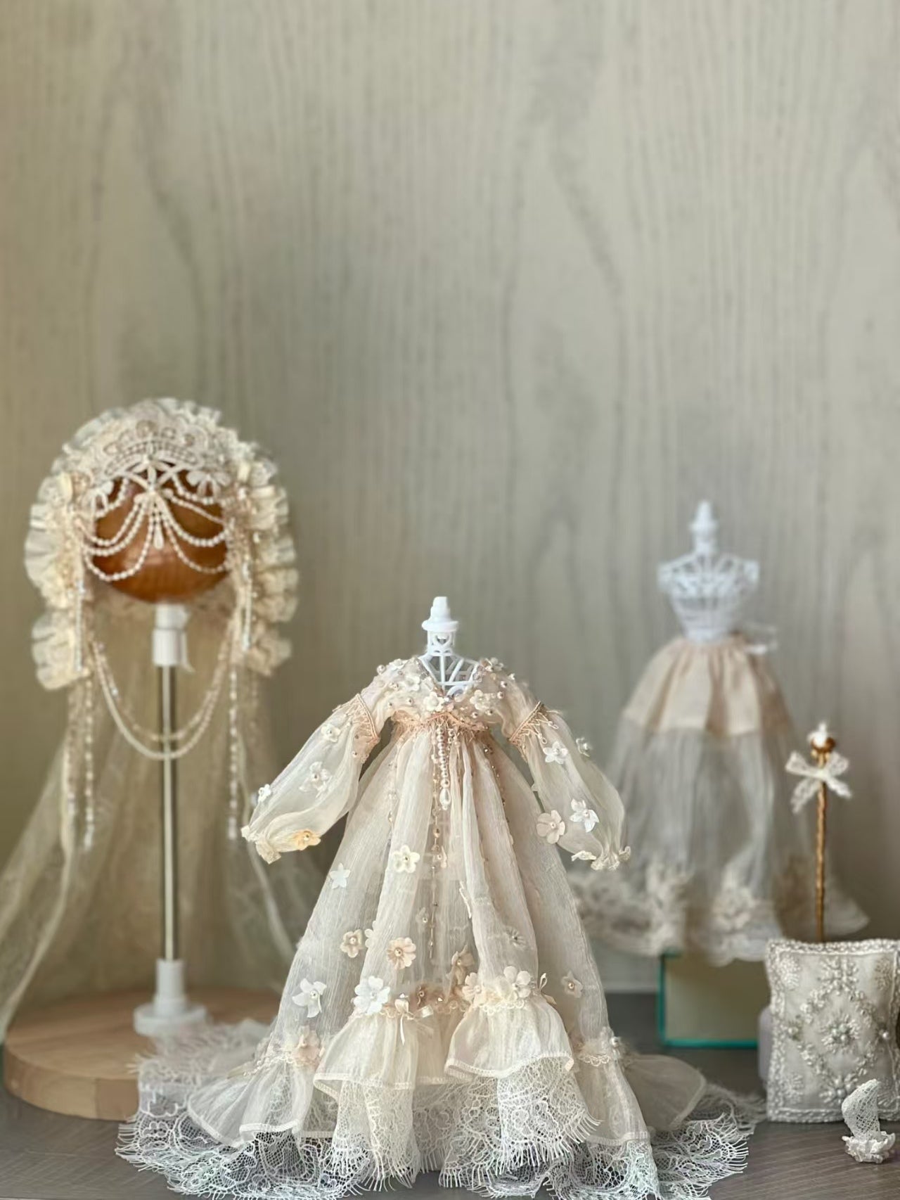 Pearl Ethereal Gown Blythe Outfit Detail | ToastDoll