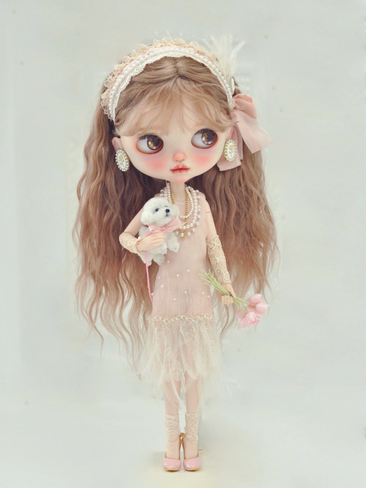Vintage Flapper Blythe Dress Front View | ToastDoll