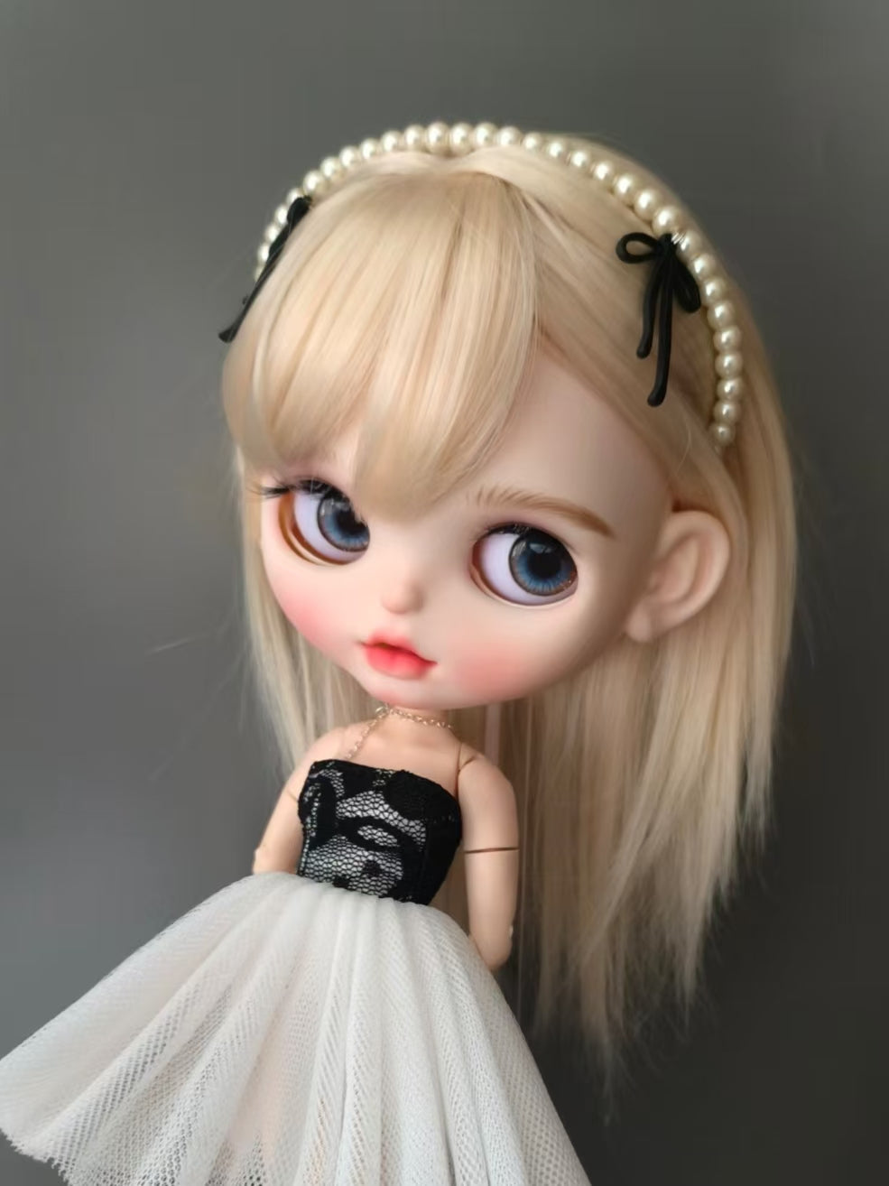 Handmade Blythe/BJD Headband, Pearl