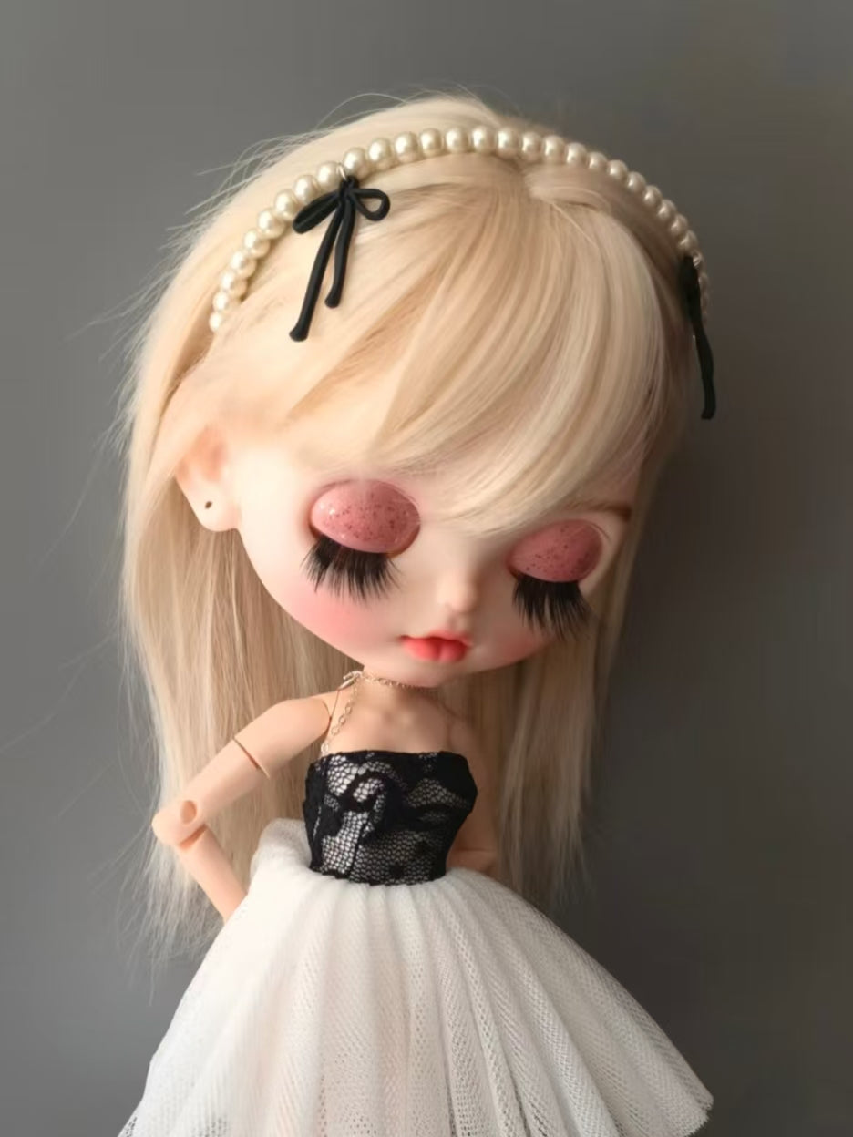 Handmade Blythe/BJD Headband, Pearl
