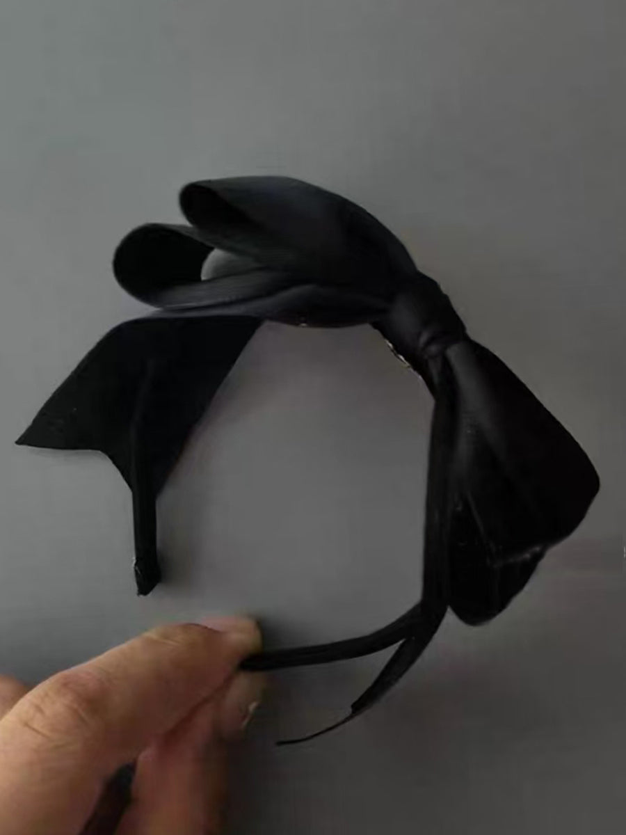 Handmade Blythe/BJD Headband, Black Bow