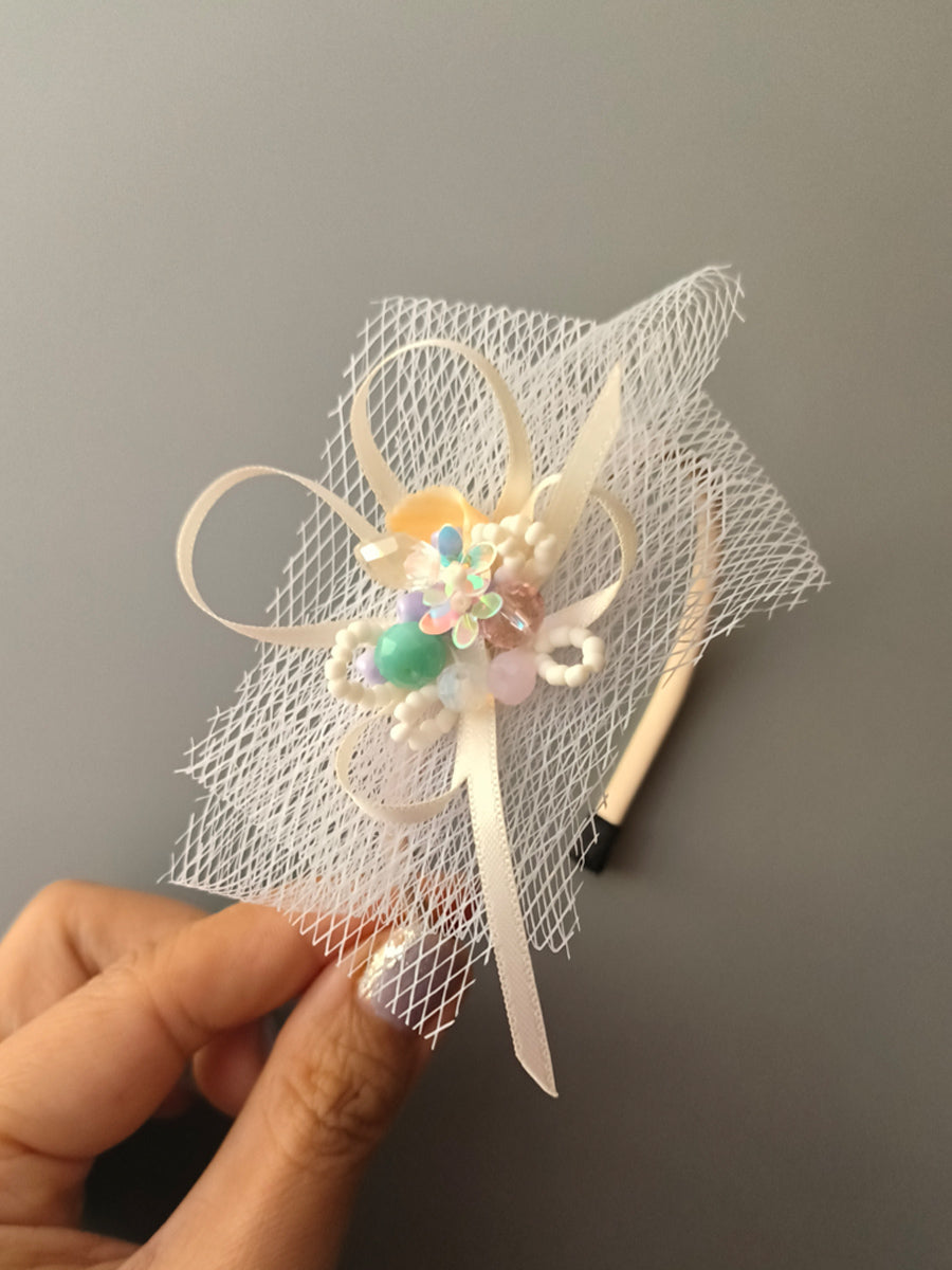 Handmade Blythe/BJD Headband, Bead Flower