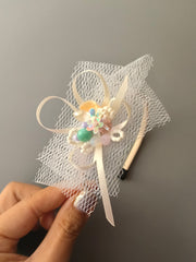 Handmade Blythe/BJD Headband, Bead Flower