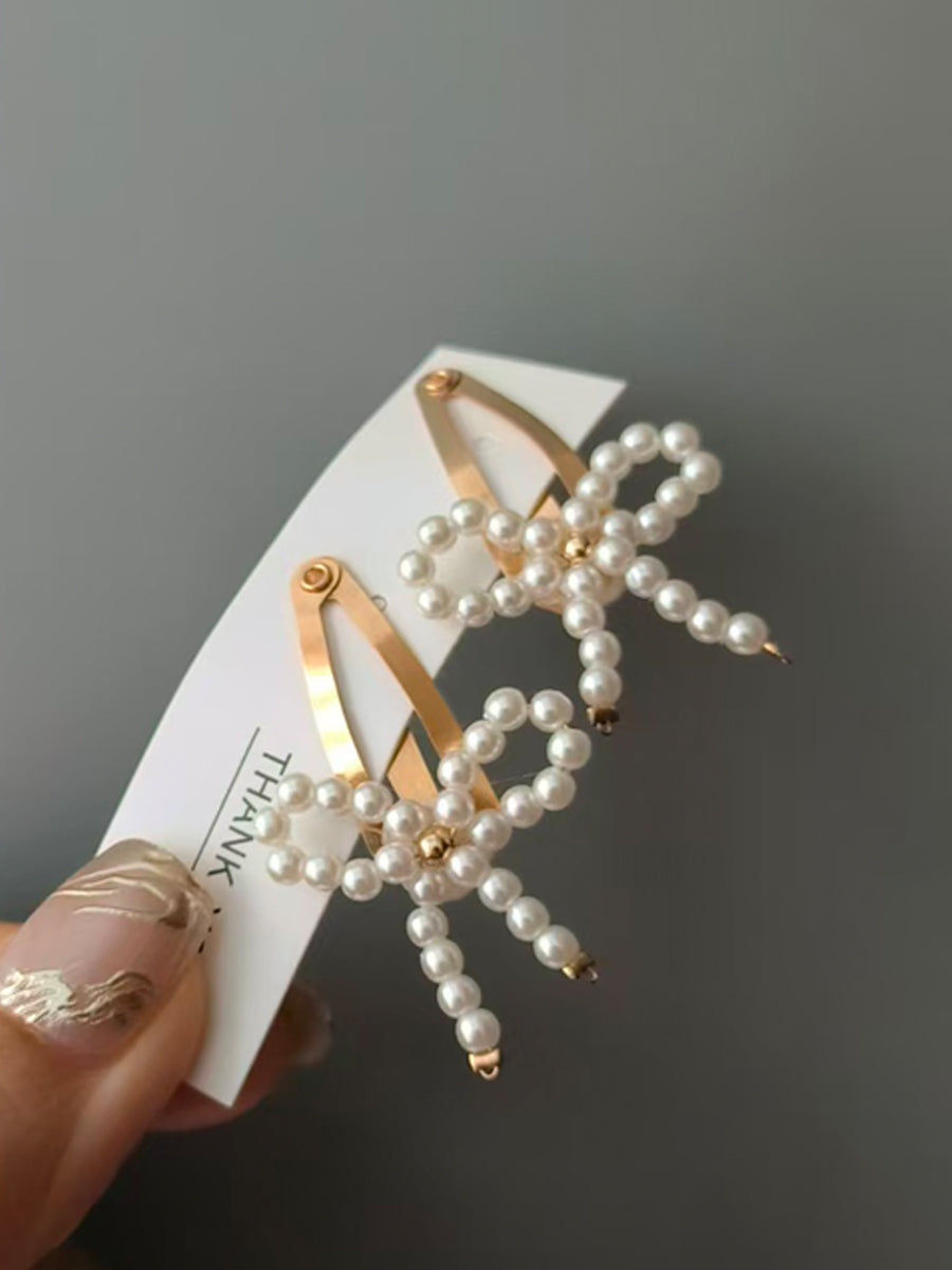 Handmade Blythe/BJD Hair Clips, Pearl