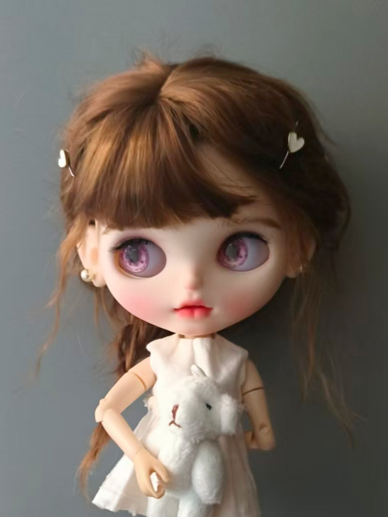 Handmade Blythe/Jerryberry/BJD Hair Clips,Rhinestone