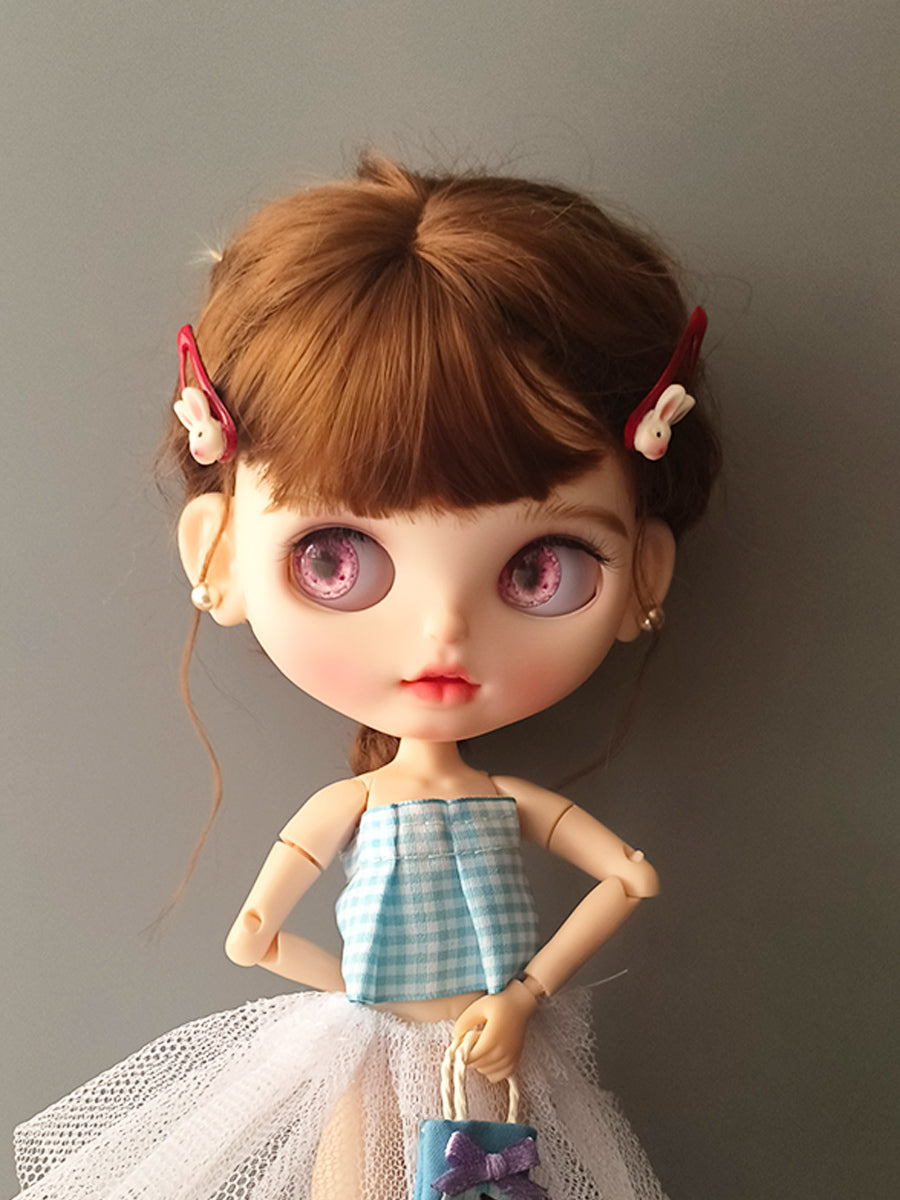 Handmade Blythe/BJD Hair Clips, Cute Bunny