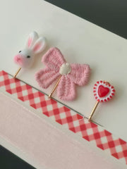 Handmade Blythe/Jerryberry/BJD Hair Clips, Bunny Set