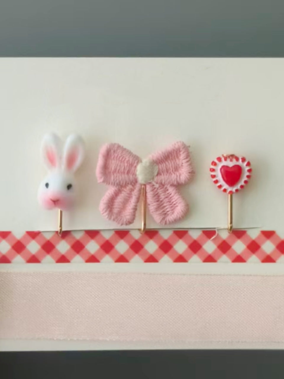Handmade Blythe/Jerryberry/BJD Hair Clips, Bunny Set