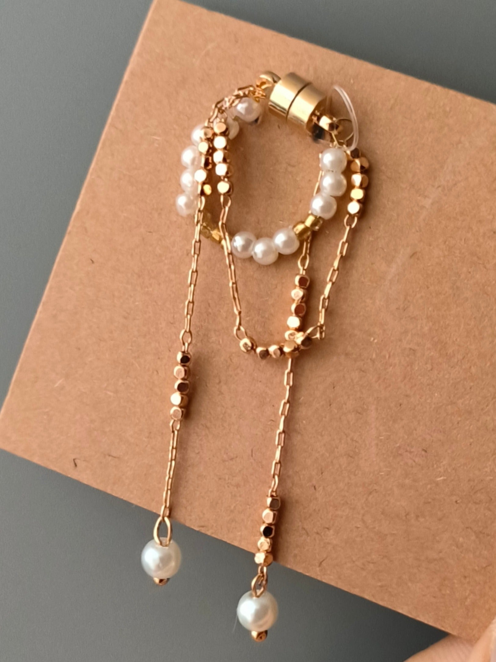Chic Choker Floral Pearl Necklace - Handmade Doll Charms - ToastDoll