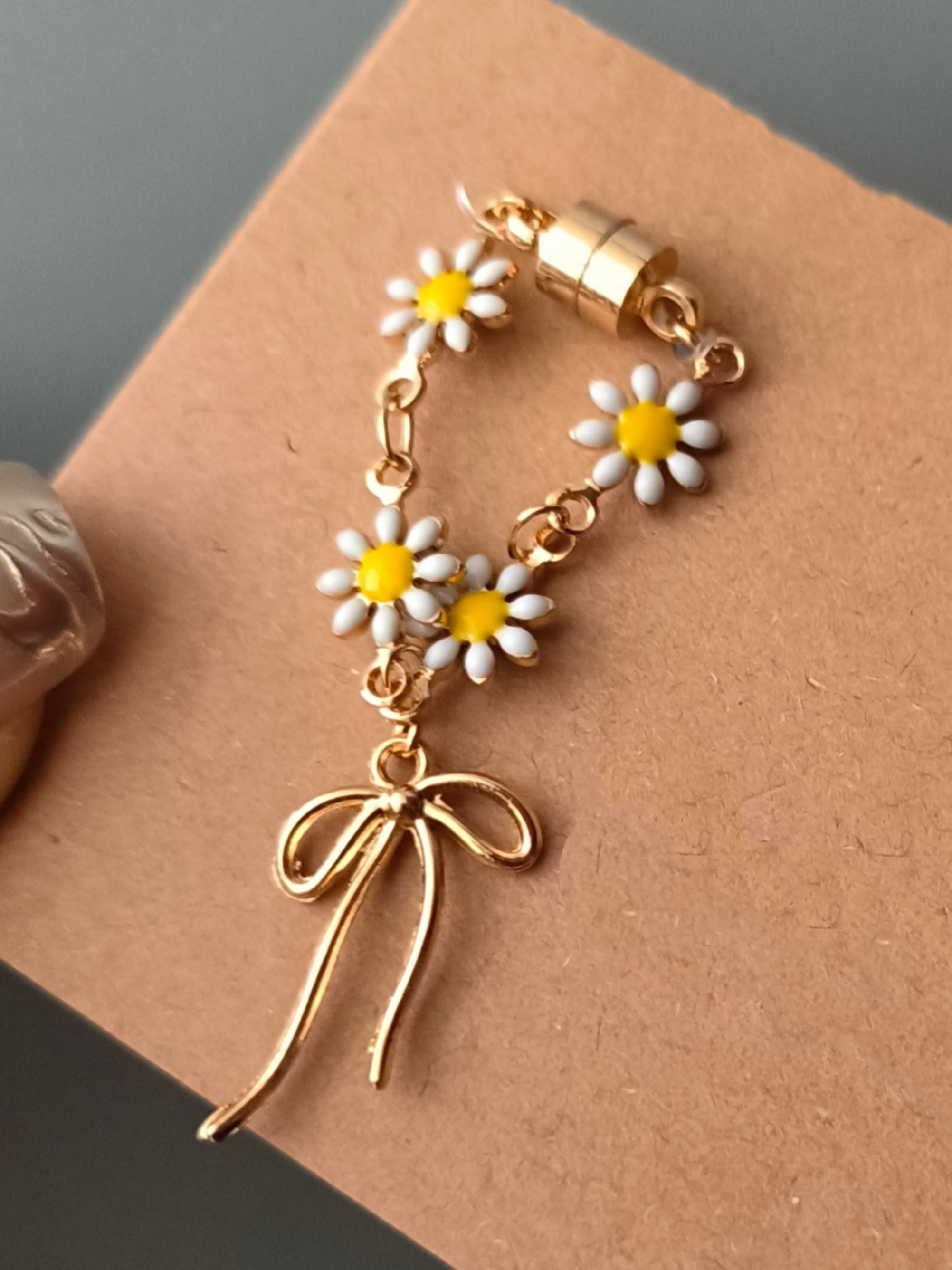 Chic Choker Floral Pearl Necklace - Handmade Doll Charms - ToastDoll