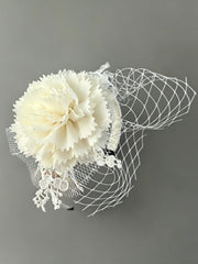 Veil Fascinator Blythe BJD Headband - Handmade Doll Headpiece - ToastDoll