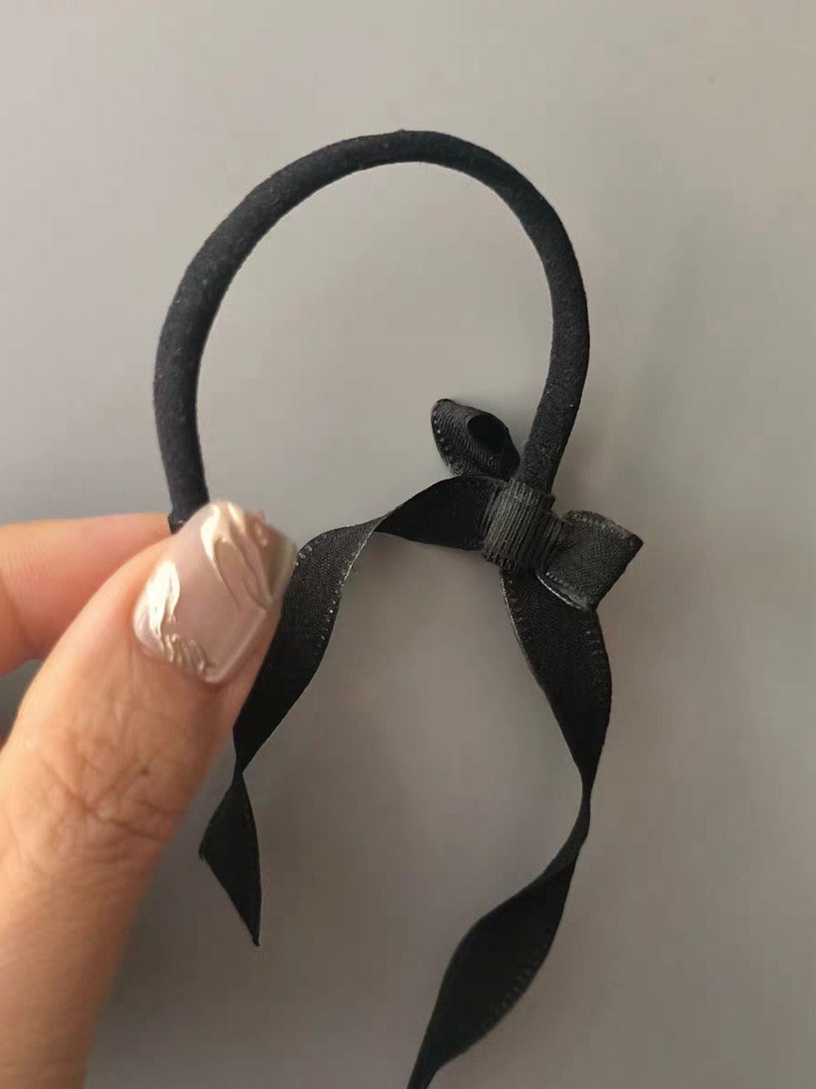 Black Bow 1/6 BJD Headband - Handmade Doll Headpiece - ToastDoll