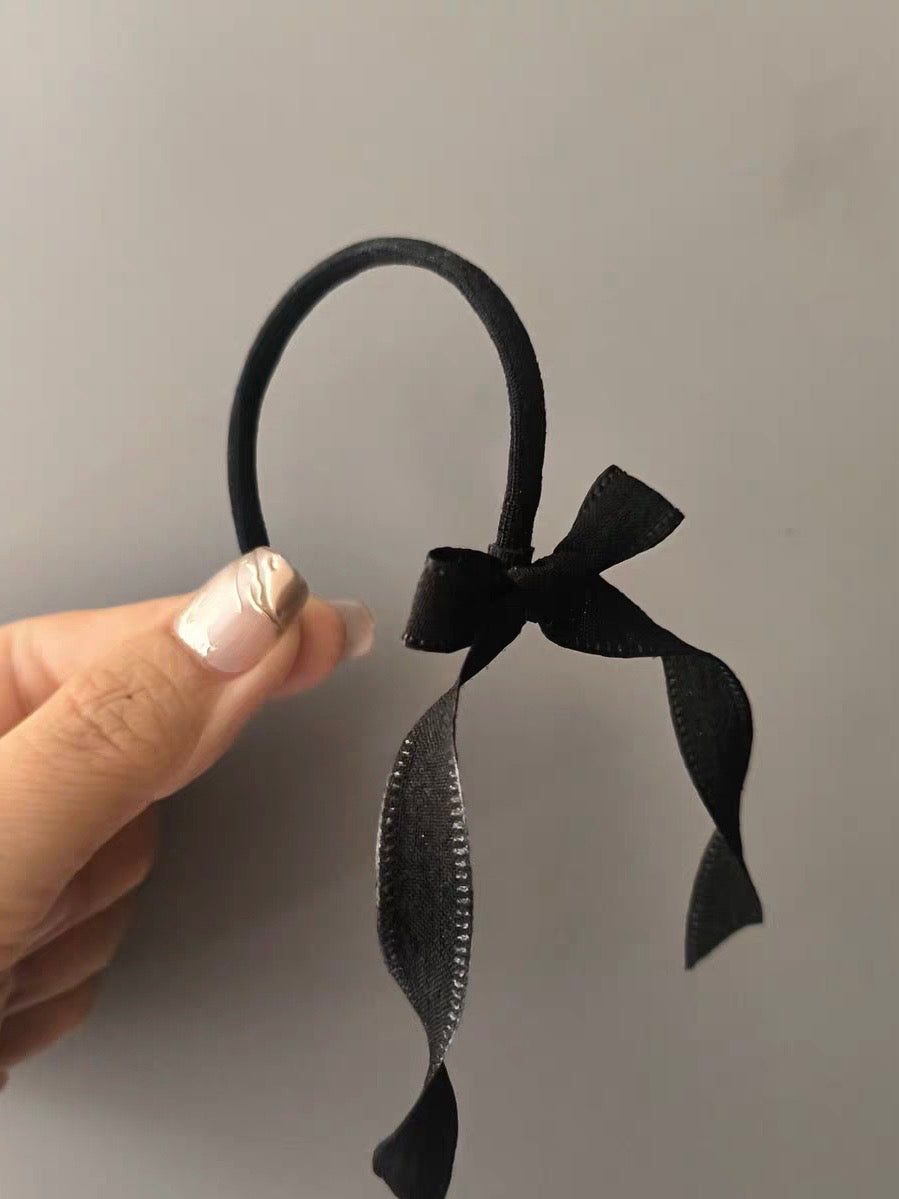Black Bow 1/6 BJD Headband - Handmade Doll Headpiece - ToastDoll