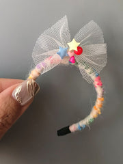 Vibrant Bow 1/6 BJD Headband - Handmade Doll Headpiece - ToastDoll