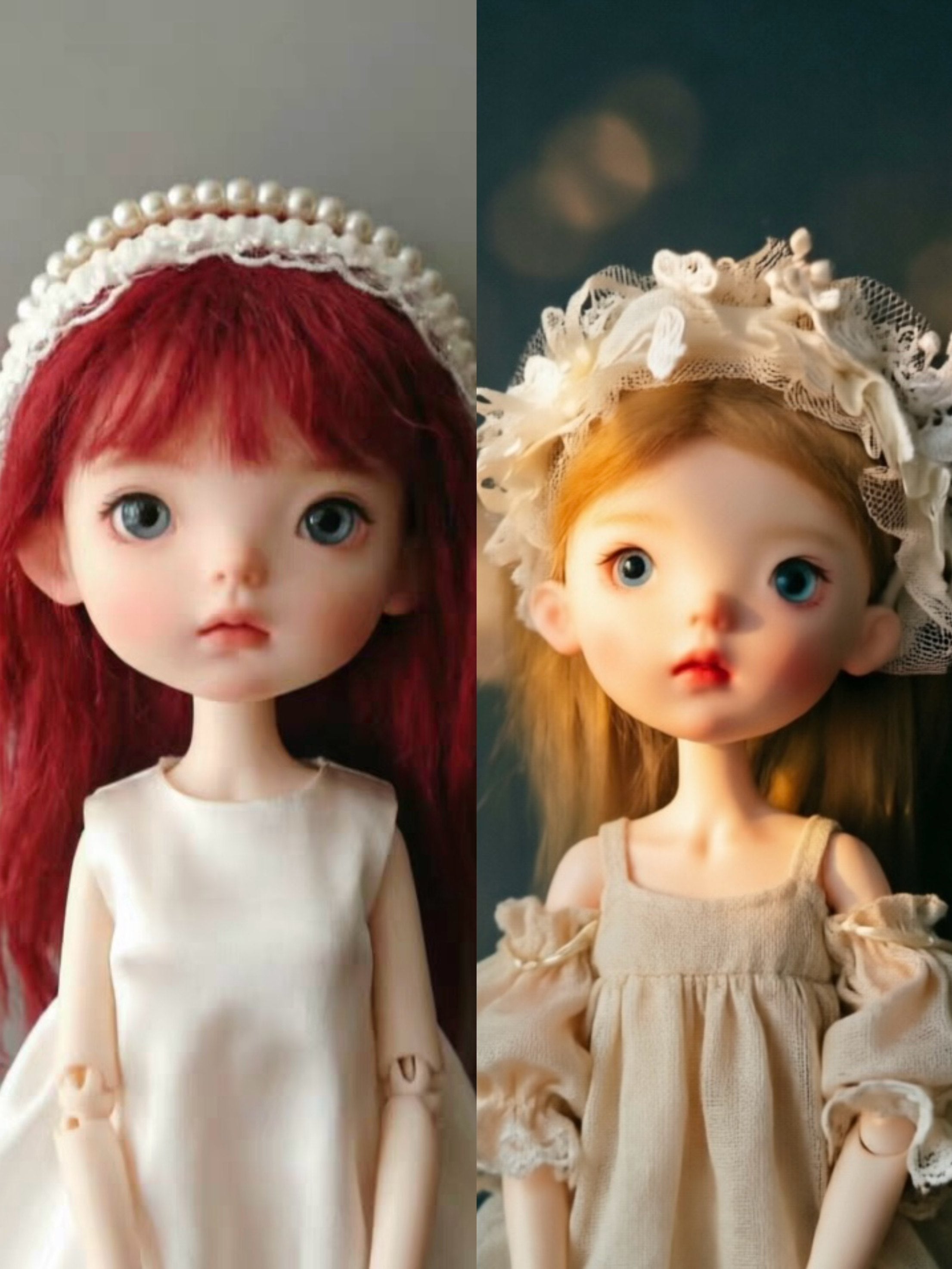 Lace Pearl 1/6 BJD Headband | ToastDoll