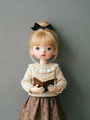 Black Bow 1/6 BJD Hair Clip | ToastDoll