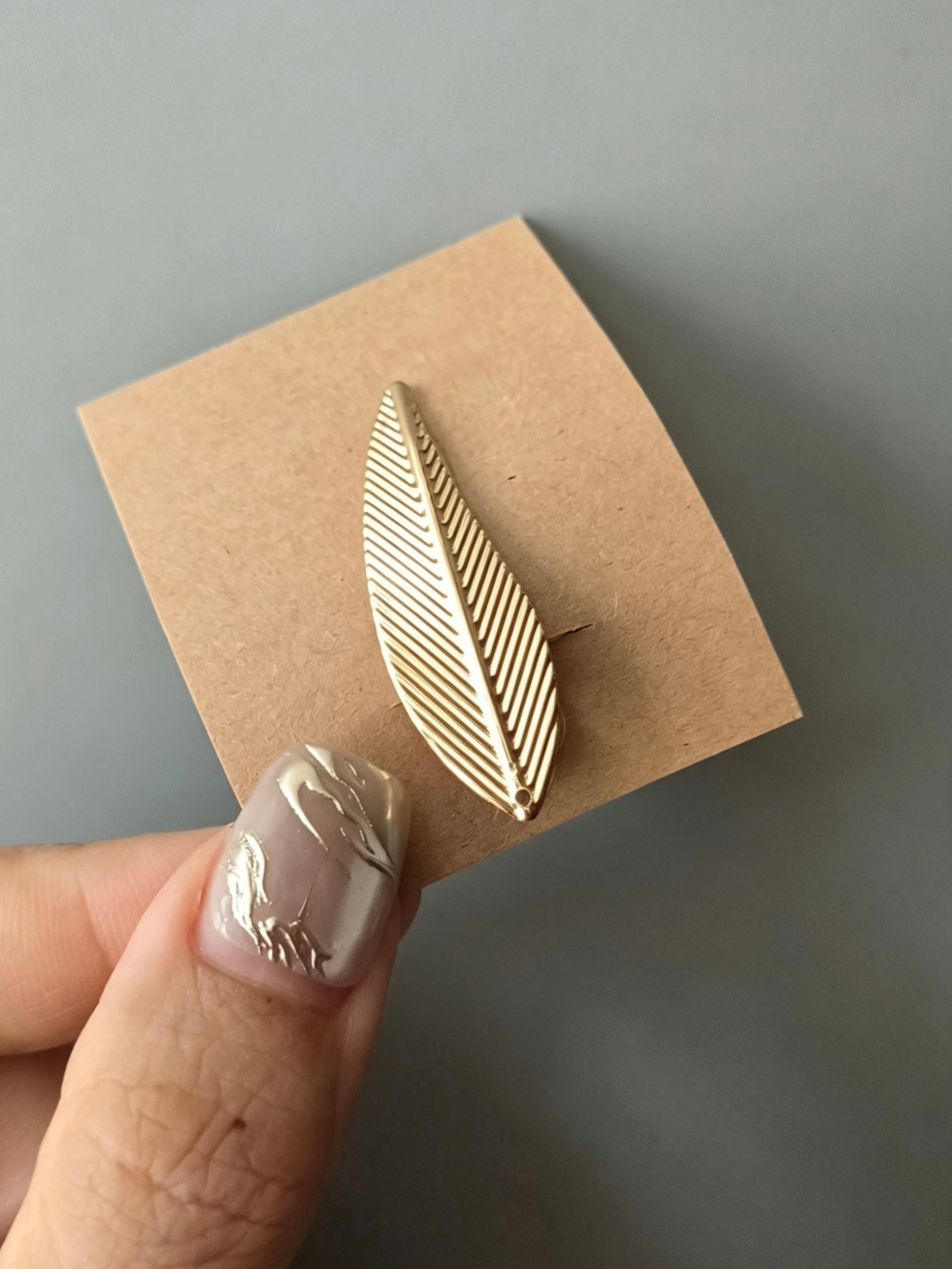 Gold Leaf 1/6 BJD Hair Clip - Handmade Doll Headpiece - ToastDoll