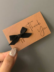 Black Bow 1/6 BJD Hair Clip - Handmade Doll Headpiece - ToastDoll