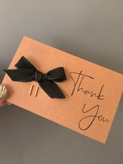 Black Bow 1/6 BJD Hair Clip - Handmade Doll Headpiece - ToastDoll