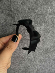 Black Bow 1/6 BJD Headband - Handmade Doll Headpiece - ToastDoll