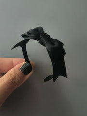 Black Bow 1/6 BJD Headband - Handmade Doll Headpiece - ToastDoll