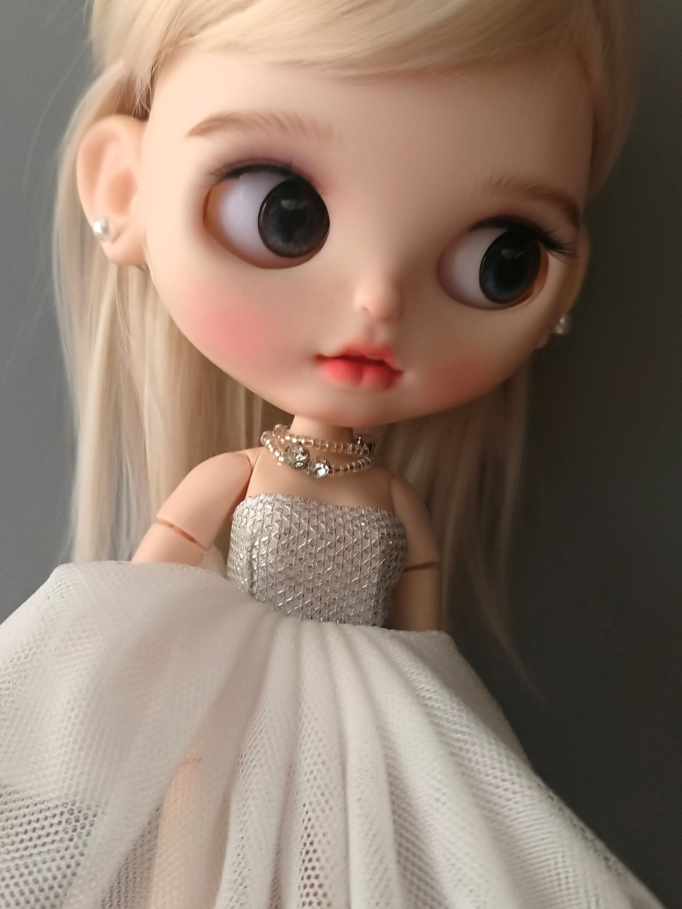 Sparkling Blythe 1/6 BJD Necklace - Handmade Doll Jewelry - ToastDoll