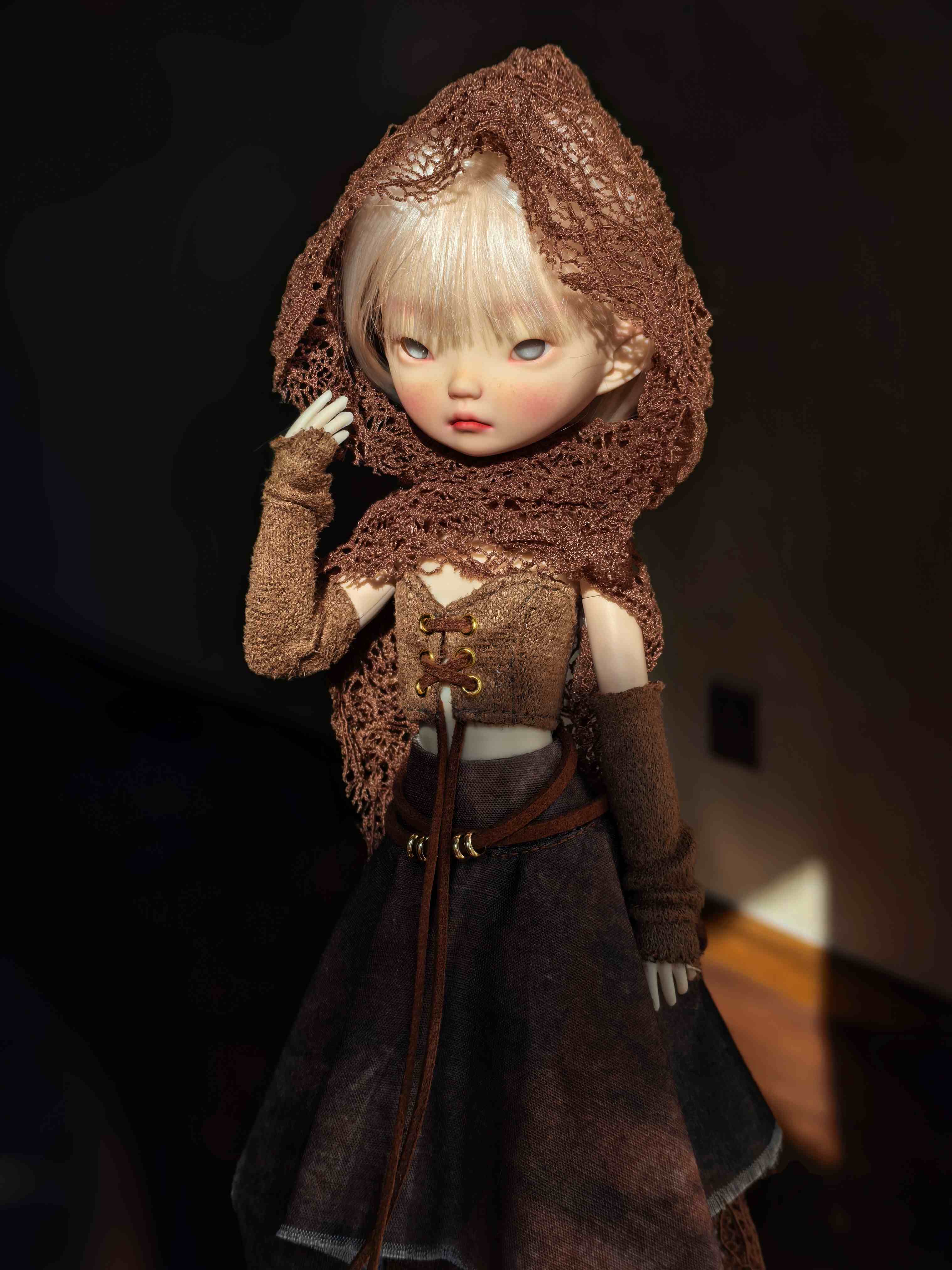 Handmade Outfit for Blythe/Obitsu, Dune Post Apocalyptic Warrior Suit