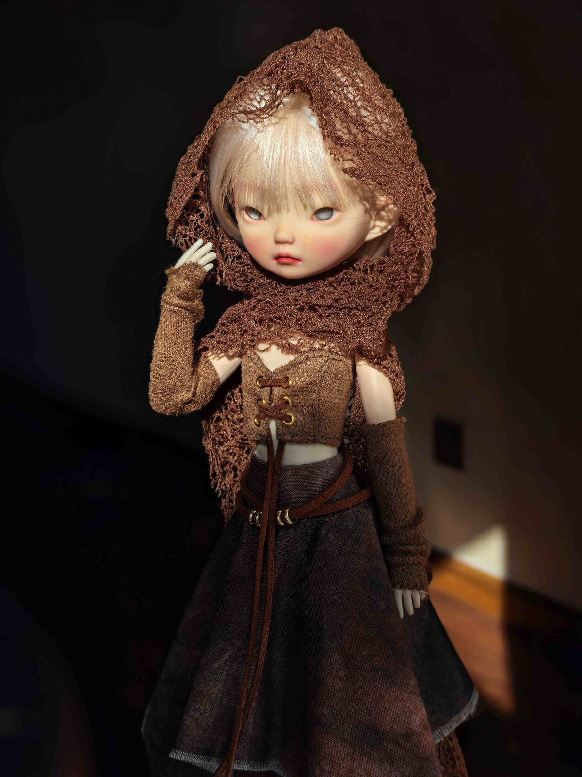 Handmade Outfit for Blythe/Obitsu, Dune Post Apocalyptic Warrior Suit