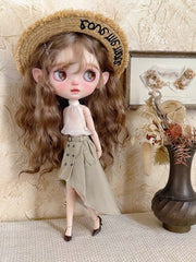 French Riviera Blythe BJD Set - Handmade Doll Clothes - ToastDoll