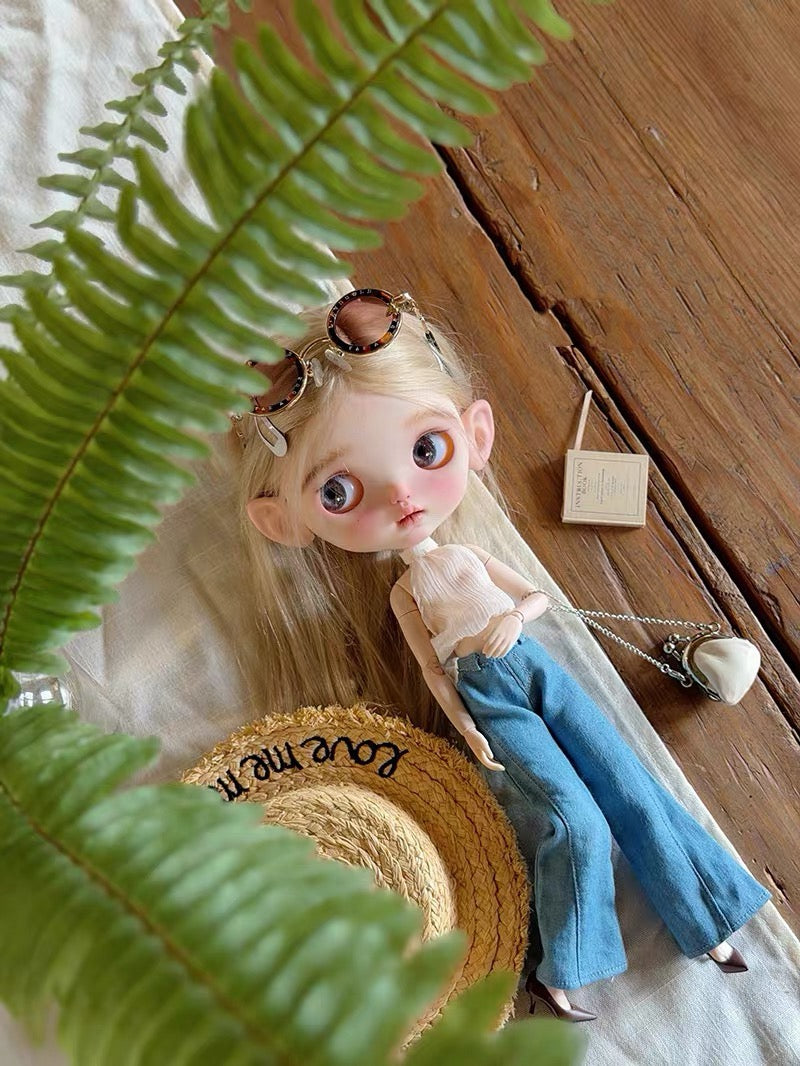 French Riviera Blythe BJD Set - Handmade Doll Clothes - ToastDoll
