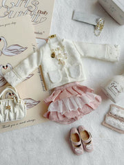 Pink White Blythe 1/6 BJD Outfit - Handmade Doll Clothes - ToastDoll