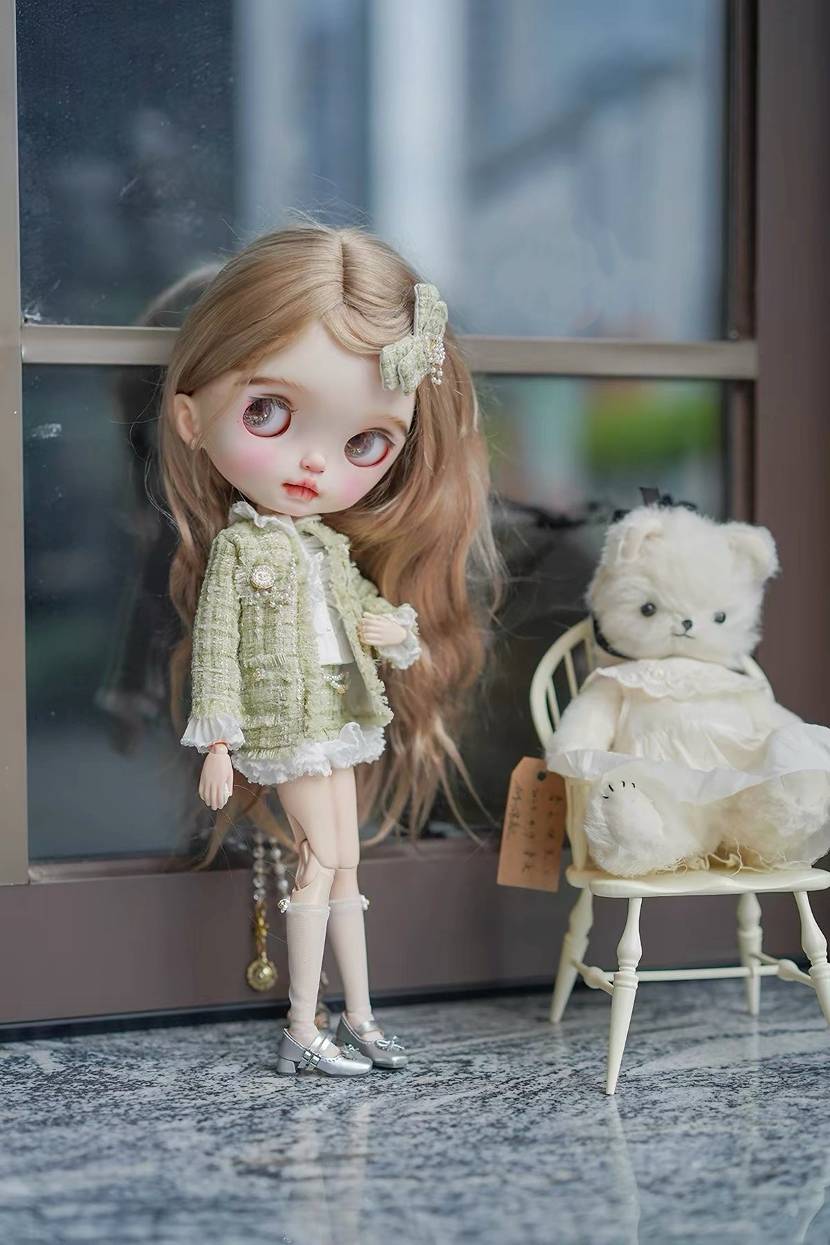 Elegant Tweed Blythe BJD Outfit - Handmade Doll Clothes - ToastDoll
