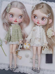 Elegant Tweed Blythe BJD Outfit - Handmade Doll Clothes - ToastDoll