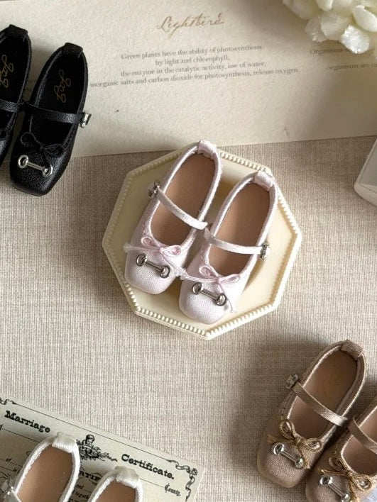 Pink Bow Ballet Mary Jane Blythe Flats | ToastDoll